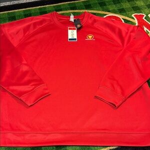 Presidents Cup Golf Pullover Mens 4XL Grey OEKO -TEX, NWT